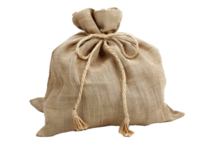 AI generated Burlap Sack png