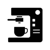 café fabricante icono vector diseño