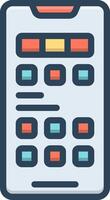 Vector color icon for app