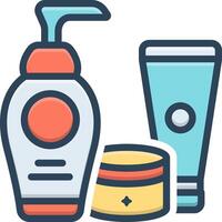 Vector color icon for skincare