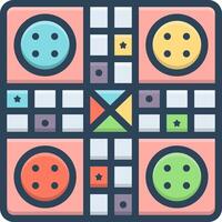 Vector color icon for game