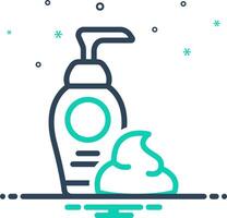 Vector mix icon for lotion