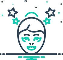 Vector mix icon for stunning