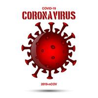 corona virus, COVID-19, 2019-ncov vector modelo ilustración diseño