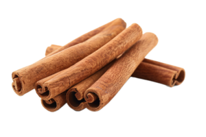 AI generated Stack of Cinnamon Sticks png