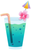 blå hawaii och citron- soda png