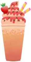 fragola e mirtillo sferzata crema png