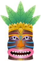 Tiki mask In summer png