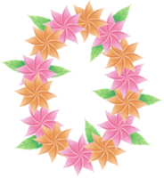 Hawaii fleur couronne png