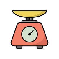 Kitchen Scale Icon vector Design illustration