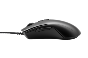 AI generated Ergonomic Wired Computer Mouse png