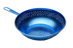 AI generated Blue Colander with Handles png