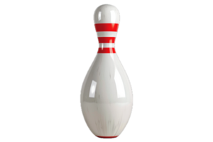 ai gegenereerd versleten wit bowling pin PNG