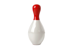 ai gegenereerd versleten wit bowling pin PNG