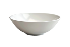 AI generated Empty White Ceramic Bowl png