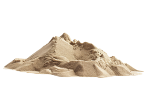 ai generato strutturato sabbia dune png