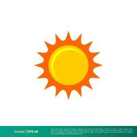 Sun - Summer Icon Vector Logo Template Illustration Design. Vector EPS 10.