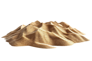 ai gegenereerd getextureerde zand duinen PNG