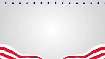 Verenigde staat vlag kleur achtergrond 4k met ruimte Oppervlakte video