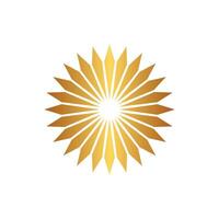 Sunshine Icon Vector Logo Template