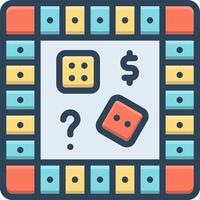 Vector color icon for monopoly