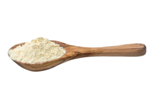 AI generated Flour in Wooden Spoon png