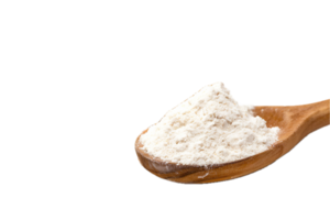 AI generated Flour in Wooden Spoon png