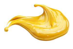 AI generated Vibrant Yellow Paint Splash png