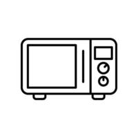 microondas icono vector diseño ilustración