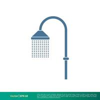 Shower Icon Vector Logo Template Illustration Design. Vector EPS 10.