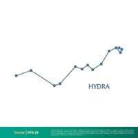 Hydra - Constellation Star Icon Vector Logo Template Illustration Design. Vector EPS 10.