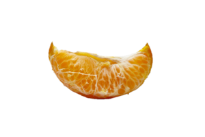 AI generated Fresh Orange Slice Close-Up png