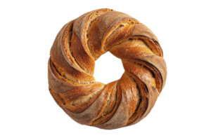 AI generated Single Round Crispy Cracker png