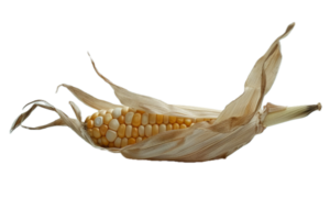 AI generated Corn Cob with Husk png