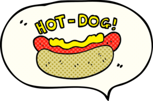 bande dessinée livre discours bulle dessin animé Hot-dog png