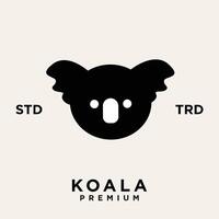 koala logo icon design template vector with modern illustration concept