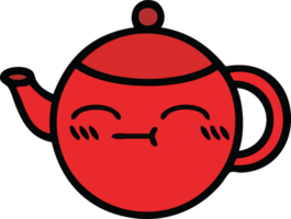 cute cartoon teapot png