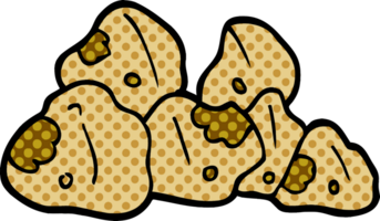 cartoon doodle boulders png