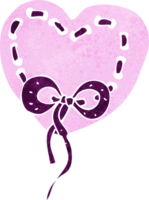 stitched heart cartoon png