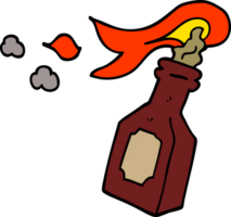 cartone animato scarabocchio molotov cocktail png