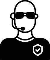 Bouncers glyph and line vector illustration