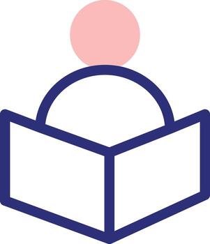 Reader vector icon