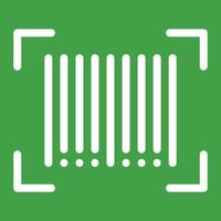 Barcode vector icon