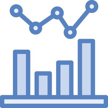 Stats vector icon