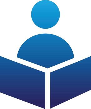 Reader vector icon