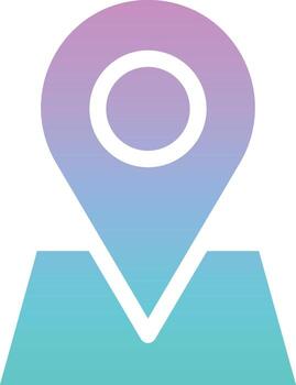 Map pointer vector icon
