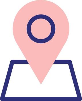Map pointer vector icon