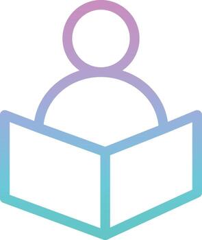 lector vector icono