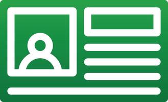 Member Card vector icon