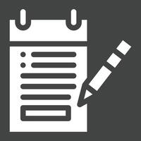 Notepad vector icon